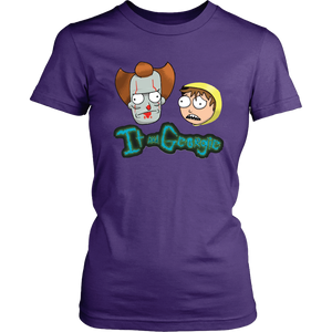 Rick and Morty Womens Shirt It and Georgie Parody