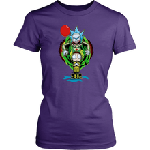 Load image into Gallery viewer, It Pennywise Rick and Morty Womens Shirt