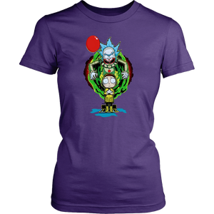 It Pennywise Rick and Morty Womens Shirt