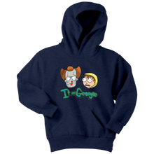 Load image into Gallery viewer, Rick and Morty Youth Hoodie It and Georgie Parody