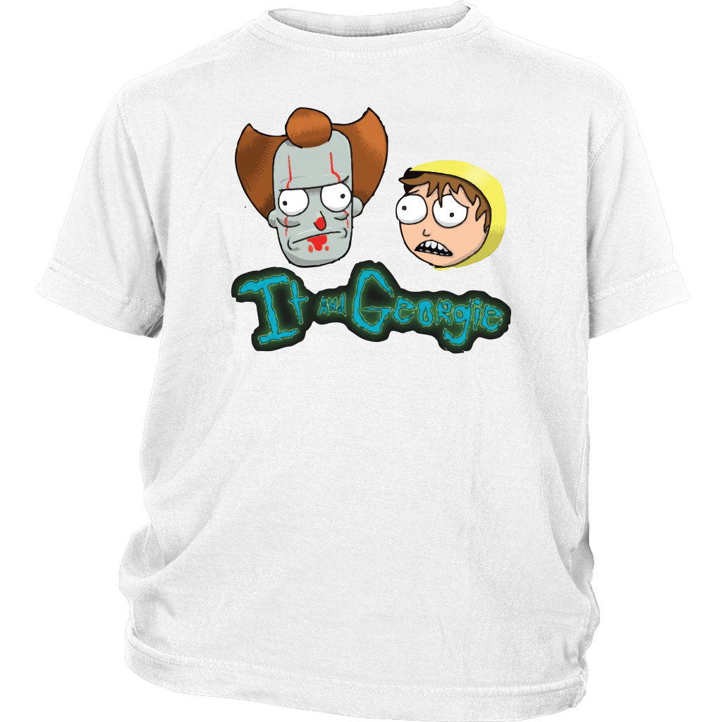 Rick and Morty Youth Shirt It and Georgie Parody