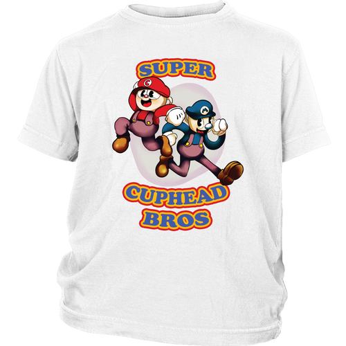 Cuphead And Mugman Super Cuphead Bross Youth Shirt