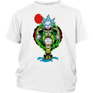 It Pennywise Rick and Morty Youth Shirt