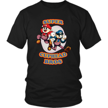 Load image into Gallery viewer, Super Mario Bros Cuphead Shirt Gaming Cuphead And Mugman