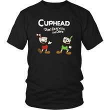 Load image into Gallery viewer, Cuphead And Mugman Super Cuphead Bross Gaming Shirt