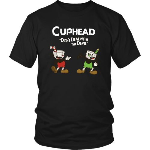 Cuphead And Mugman Super Cuphead Bross Gaming Shirt