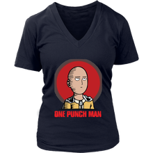 Load image into Gallery viewer, One Punch Man Women V-Neck Shirt Anime Clothing