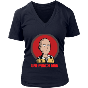 One Punch Man Women V-Neck Shirt Anime Clothing