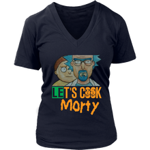 Load image into Gallery viewer, Let&#39;s Cook Morty Breaking Bad Women Shirt Rick and Morty Parody