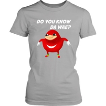 Load image into Gallery viewer, Uganda Knuckle Do You Know Da Wae Women T-Shirt