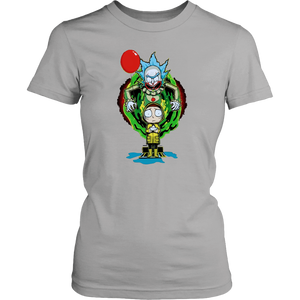 It Pennywise Rick and Morty Womens Shirt