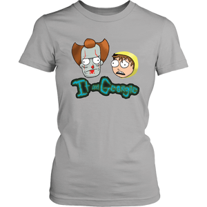 Rick and Morty Womens Shirt It and Georgie Parody