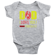 Load image into Gallery viewer, Dad I Love You Baby Bodysuit Three Thousand End 3000 Tee Gift