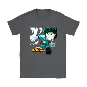 Anime Women T Shirt Midoriya My Hero Academia