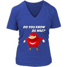 Load image into Gallery viewer, Uganda Knuckle Do You Know Da Wae Women T-Shirt