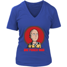 Load image into Gallery viewer, One Punch Man Women V-Neck Shirt Anime Clothing