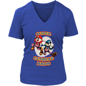 Cuphead And Mugman Super Cuphead Bross Women Shirt