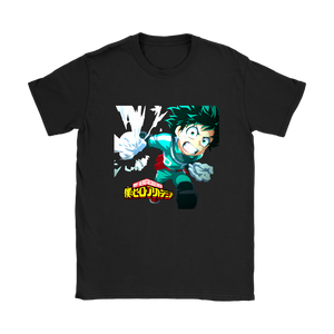 Anime Women T Shirt Midoriya My Hero Academia