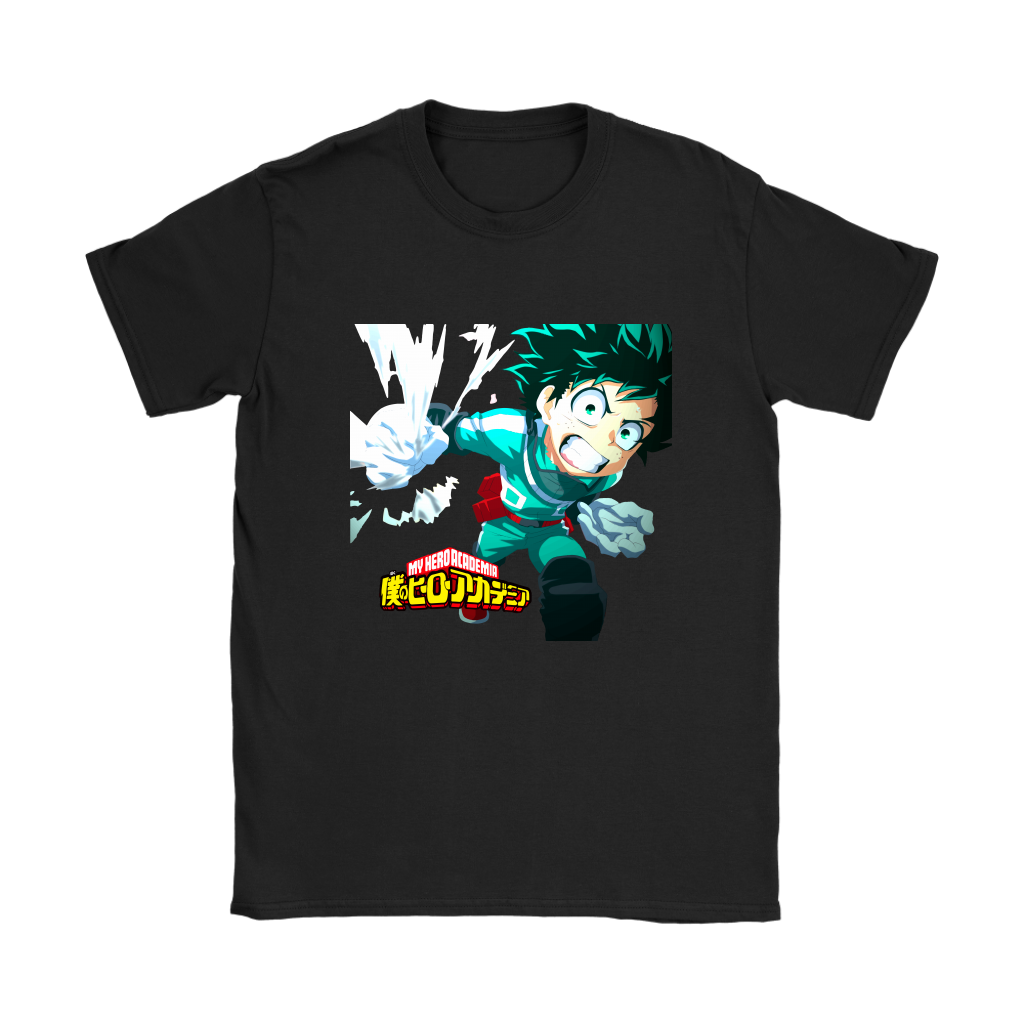 Anime Women T Shirt Midoriya My Hero Academia