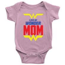 Load image into Gallery viewer, I Love My Wonder Mom Baby Bodysuit Onesie Baby Boy Baby Girl Baby Announcement, Baby Shower Gift