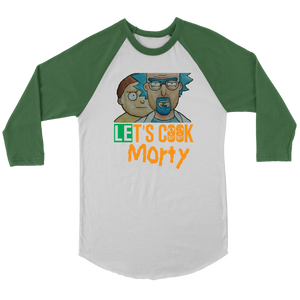 Let's Cook Morty Breaking Bad Canvas Unisex Rick and Morty Parody