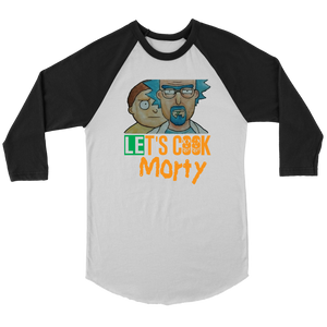 Let's Cook Morty Breaking Bad Canvas Unisex Rick and Morty Parody