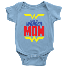 Load image into Gallery viewer, I Love My Wonder Mom Baby Bodysuit Onesie Baby Boy Baby Girl Baby Announcement, Baby Shower Gift