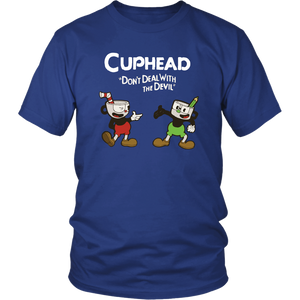 Cuphead And Mugman Super Cuphead Bross Gaming Shirt