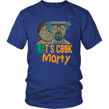 Load image into Gallery viewer, Let&#39;s Cook Morty Breaking Bad Shirt Rick and Morty Parody