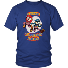 Load image into Gallery viewer, Super Mario Bros Cuphead Shirt Gaming Cuphead And Mugman