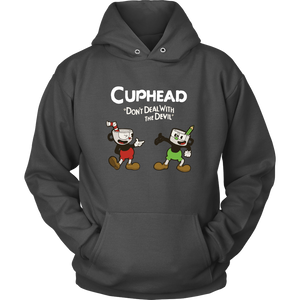 Cuphead Hoodie Cuphead And Mugman Super Cuphead Bross Hoodie