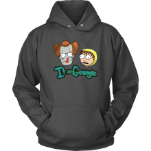 Load image into Gallery viewer, Rick and Morty Hoodie It and Georgie Parody