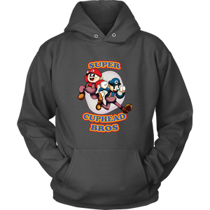 Cuphead And Mugman Super Cuphead Bross Hoodie