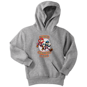 Cuphead And Mugman Super Cuphead Bross Youth Hoodie