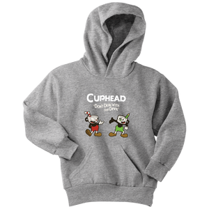 Cuphead Youth Hoodie Cuphead And Mugman Super Cuphead Bross Hoodie