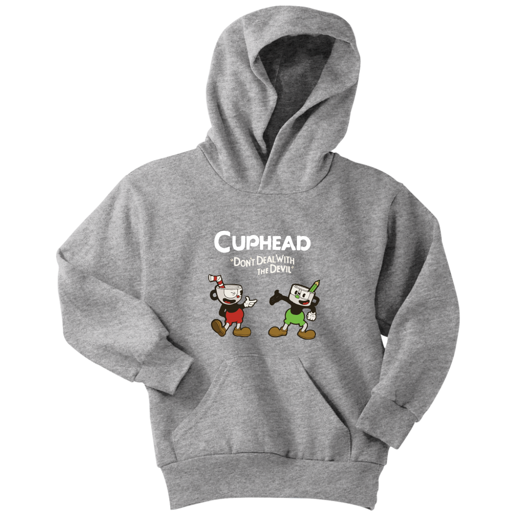 Cuphead Youth Hoodie Cuphead And Mugman Super Cuphead Bross Hoodie