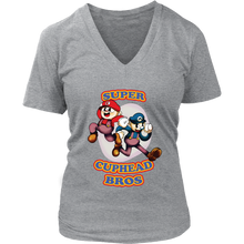 Load image into Gallery viewer, Cuphead And Mugman Super Cuphead Bross Women Shirt