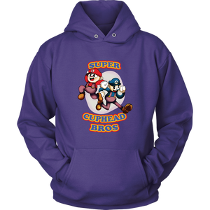 Cuphead And Mugman Super Cuphead Bross Hoodie