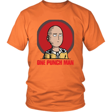 Load image into Gallery viewer, One Punch Man Saitama Shirt Anime Clothing Otaku Anime T Shirt