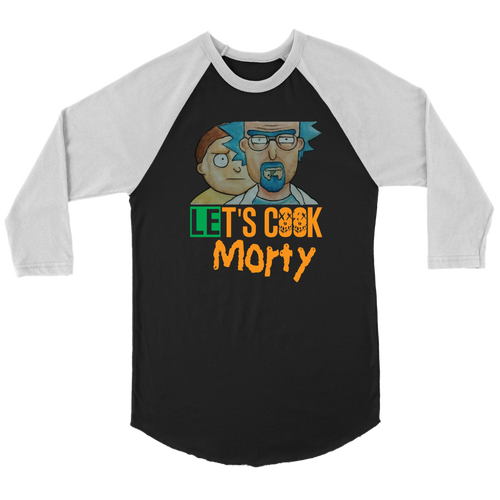 Let's Cook Morty Breaking Bad Canvas Unisex Rick and Morty Parody