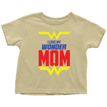 Load image into Gallery viewer, I Love My Wonder Mom Toddler T-Shirt Baby Boy Baby Girl Baby Announcement