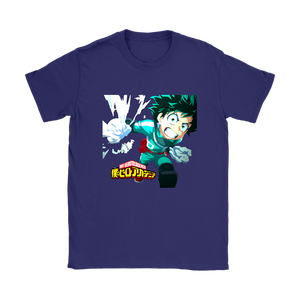 Anime Women T Shirt Midoriya My Hero Academia