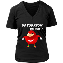 Load image into Gallery viewer, Uganda Knuckle Do You Know Da Wae Women T-Shirt