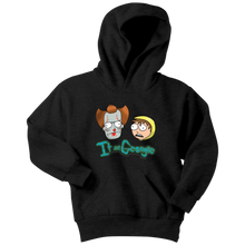 Load image into Gallery viewer, Rick and Morty Youth Hoodie It and Georgie Parody