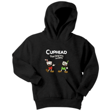 Load image into Gallery viewer, Cuphead Youth Hoodie Cuphead And Mugman Super Cuphead Bross Hoodie