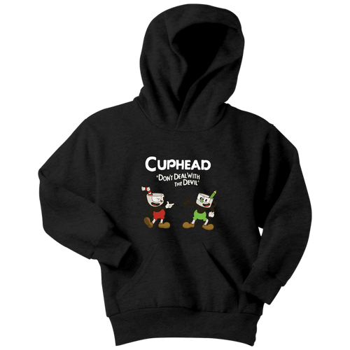 Cuphead Youth Hoodie Cuphead And Mugman Super Cuphead Bross Hoodie