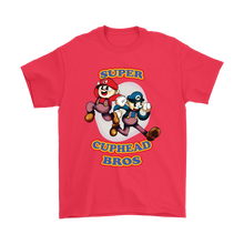 Load image into Gallery viewer, Super Mario Bros Cuphead Shirt Gaming Cuphead And Mugman