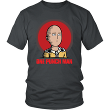 Load image into Gallery viewer, One Punch Man Saitama Shirt Anime Clothing Otaku Anime T Shirt