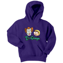 Load image into Gallery viewer, Rick and Morty Youth Hoodie It and Georgie Parody