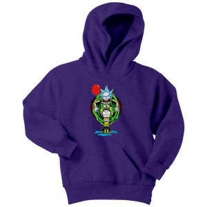 It Pennywise Rick and Morty Youth Hoodie